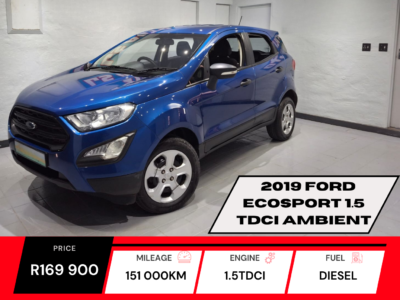 2019 Ford EcoSport 1.5 TDCI Ambient