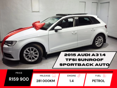 2015 Audi A3 1.4 TFSI Sunroof SportBack Automatic