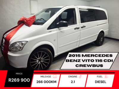 2015 Mercedes Benz Vito 116 CDi CrewBus