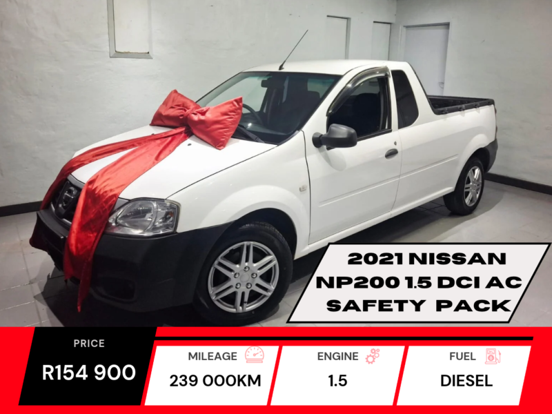 2021 Nissan NP200 1.5 DCi A/C Safety Pack