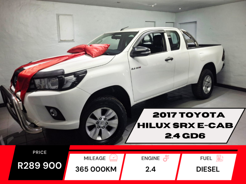 2017 Toyota Hilux SRX E-Cab 2.4 GD6