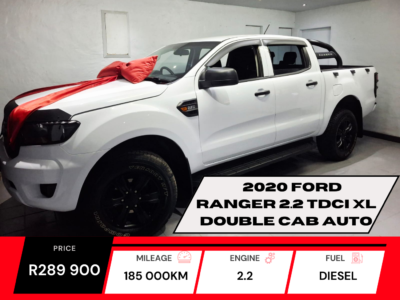 2020 Ford Ranger 2.2 TDCI XL Double Cab Automatic