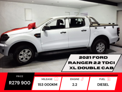 2021 Ford Ranger 2.2 TDCI XL Double Cab