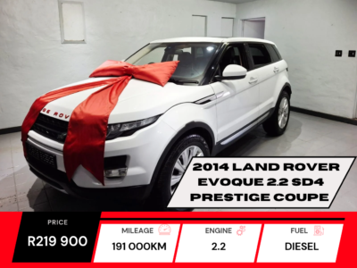 2014 Land Rover Evoque 2.2 SD4 Prestige Coupe